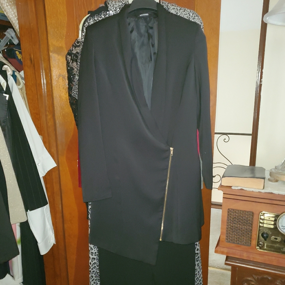 Black blazer dress